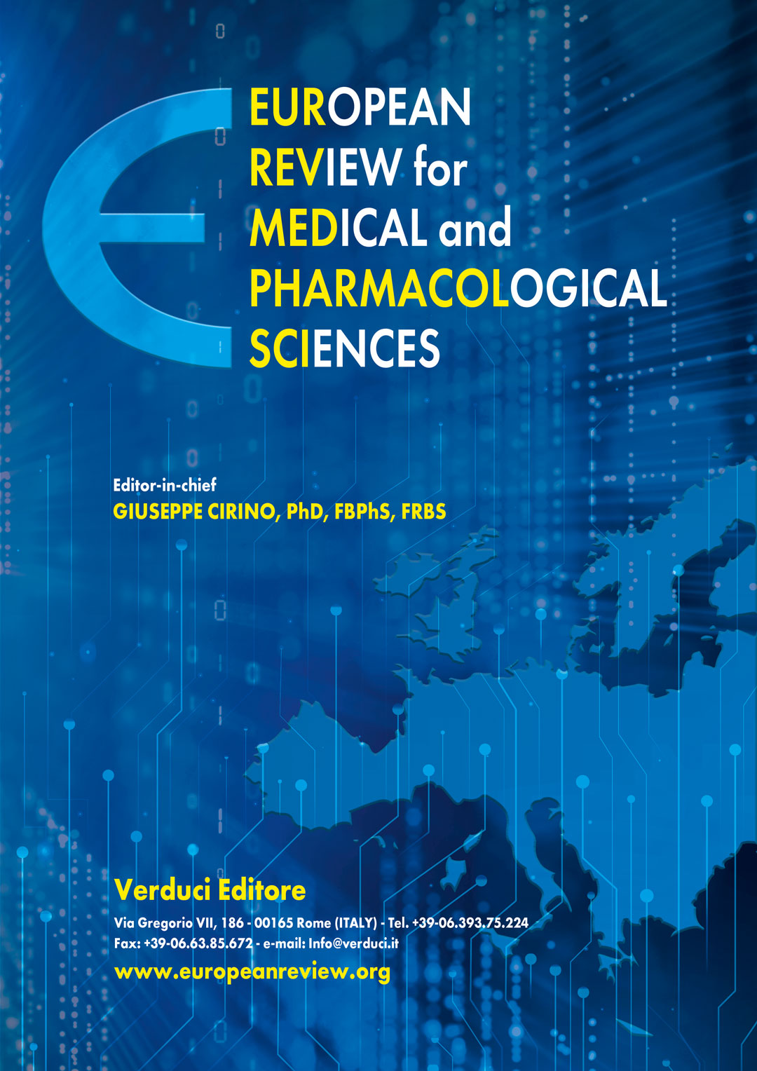 European Review for Medical and Pharmacological Sciences | Verduci Editore