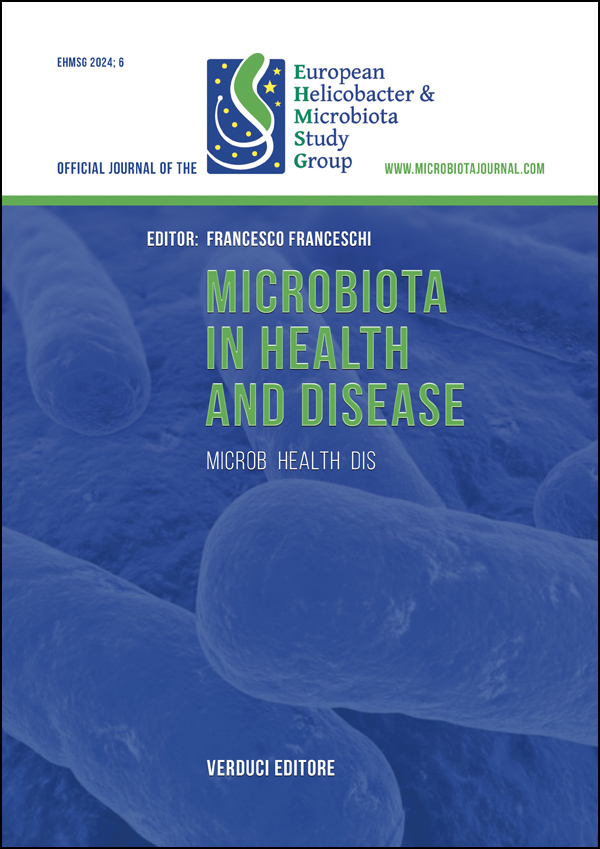 Microbiota in Health and Disease | Journals | Verduci Editore